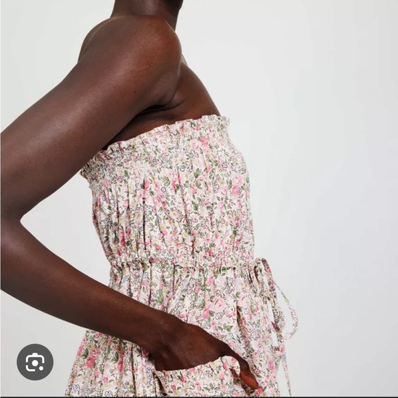 Batsheva x Laura Ashley Bronwyn Strapless dress - Picture 4 of 5